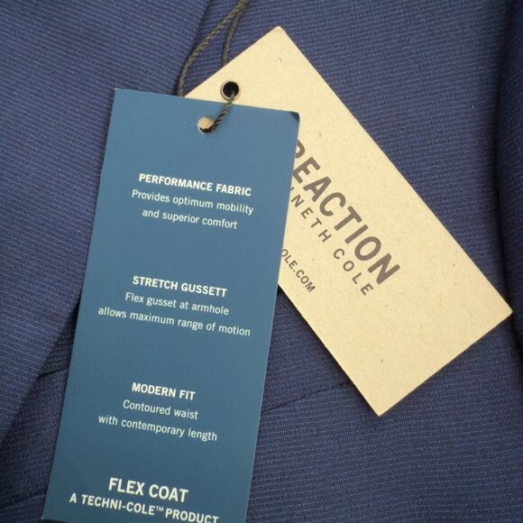 Kenneth Cole Reaction Techni-Cole Flex Coat – Size 38S – Blue - Picture 6 of 10